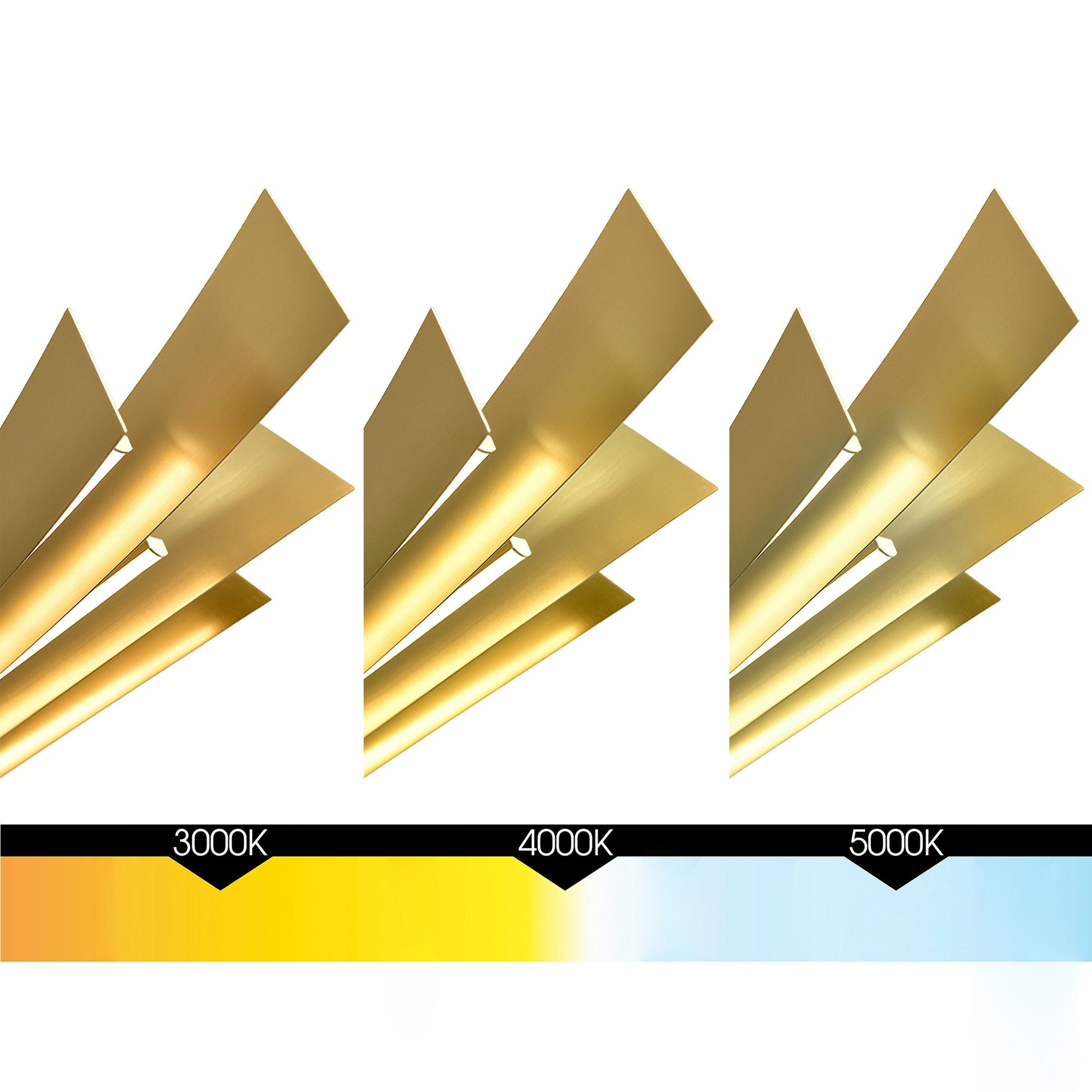 Solara Integrated LED 72in Brass Chandelier - CWI Lighting