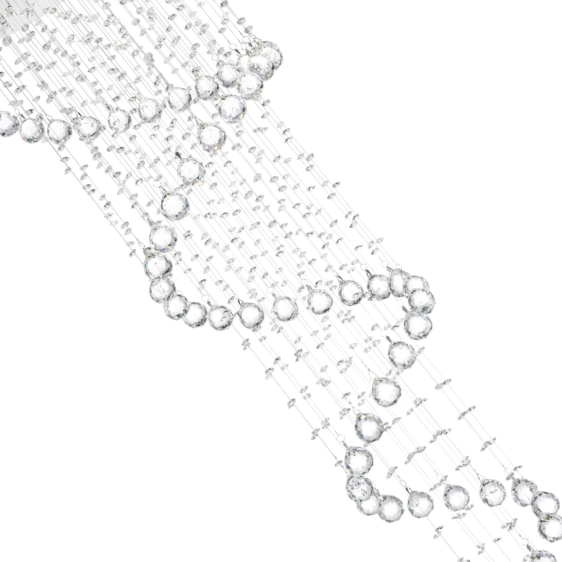 Spiral 6 Light Chandelier With Chrome Finish - CWI Lighting