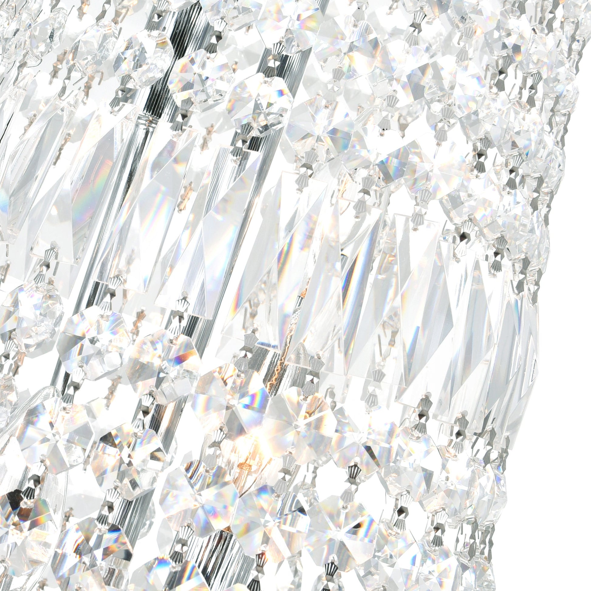 Stefania 17 Light Chrome Chandelier - CWI Lighting
