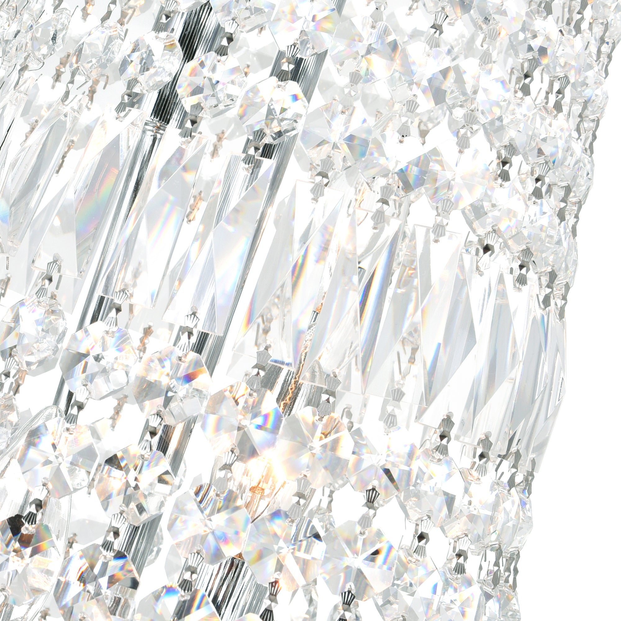 Stefania 17 Light Chrome Chandelier - CWI Lighting