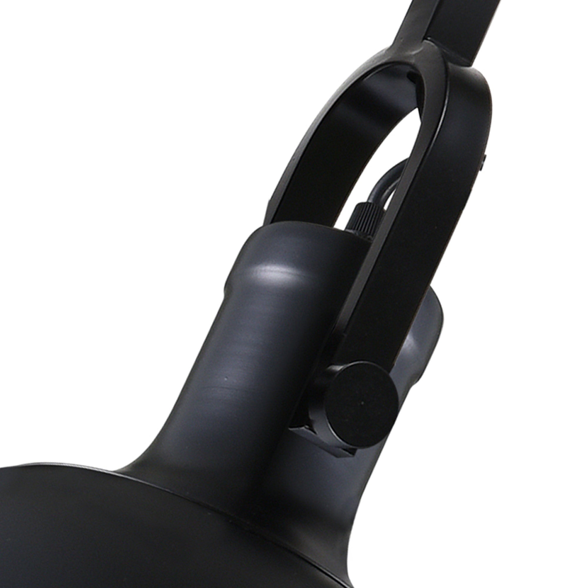 Strum 1 Light 12in Black Down Pendant - CWI Lighting