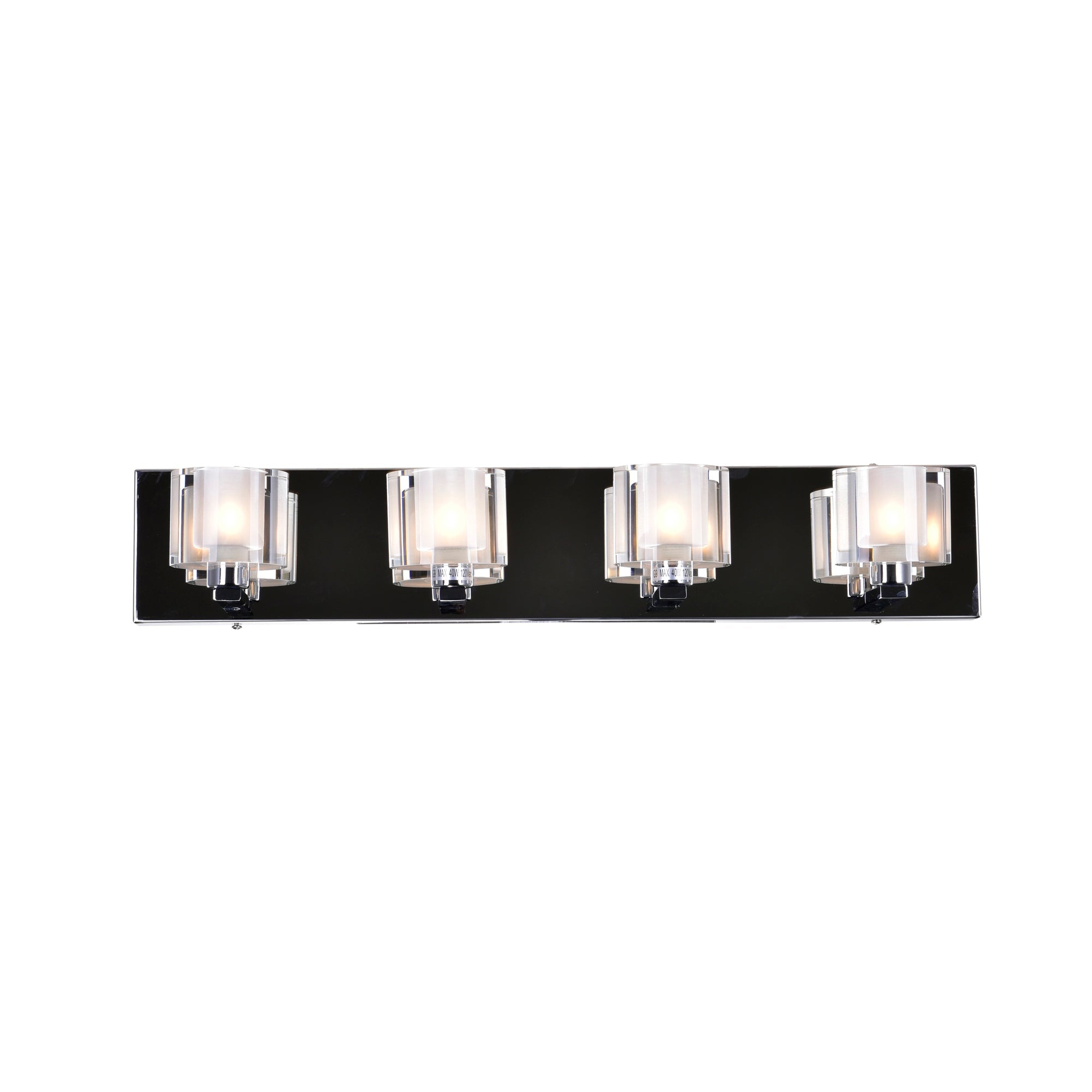 Tina 4 Light Chrome Vanity Light - CWI Lighting