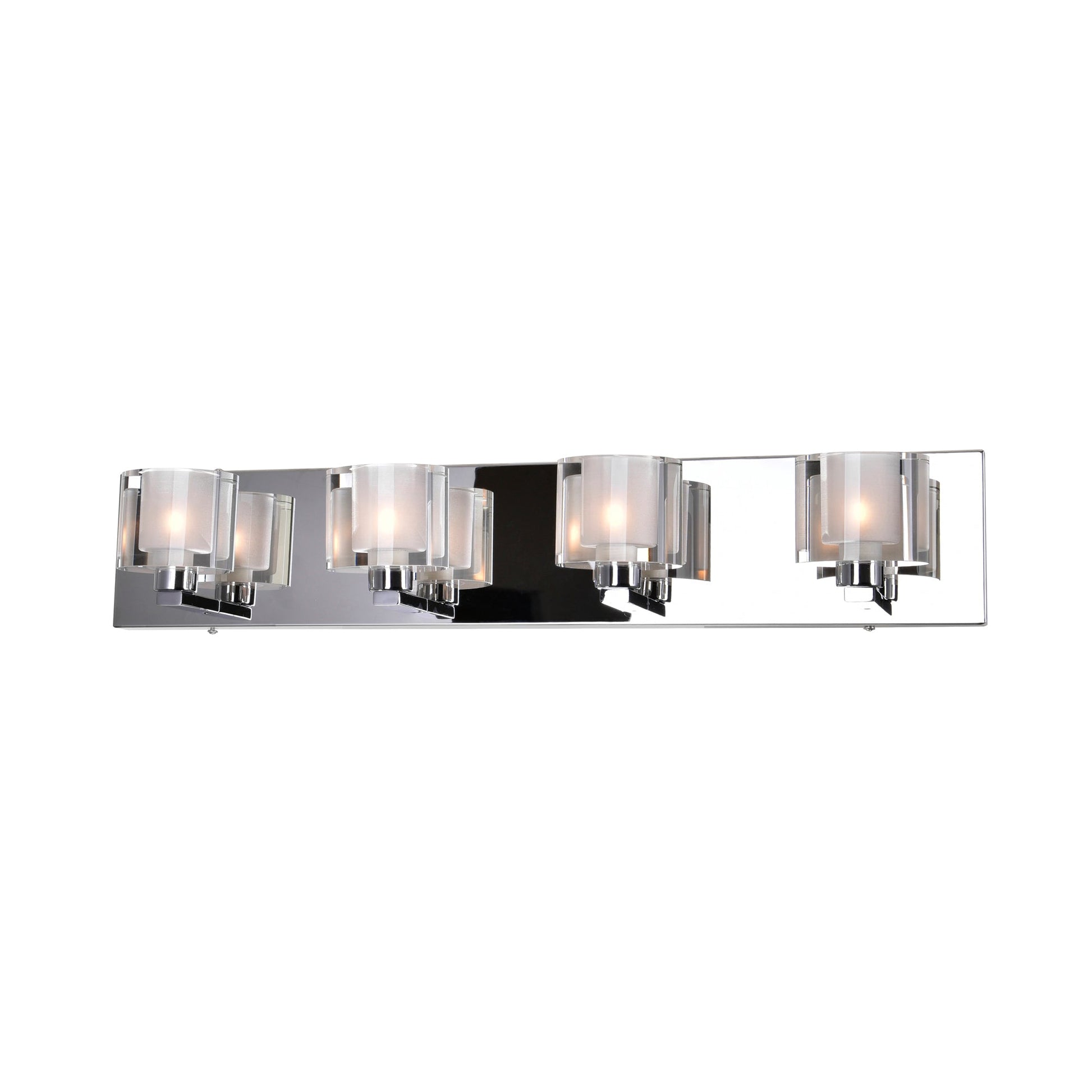 Tina 4 Light Chrome Vanity Light - CWI Lighting