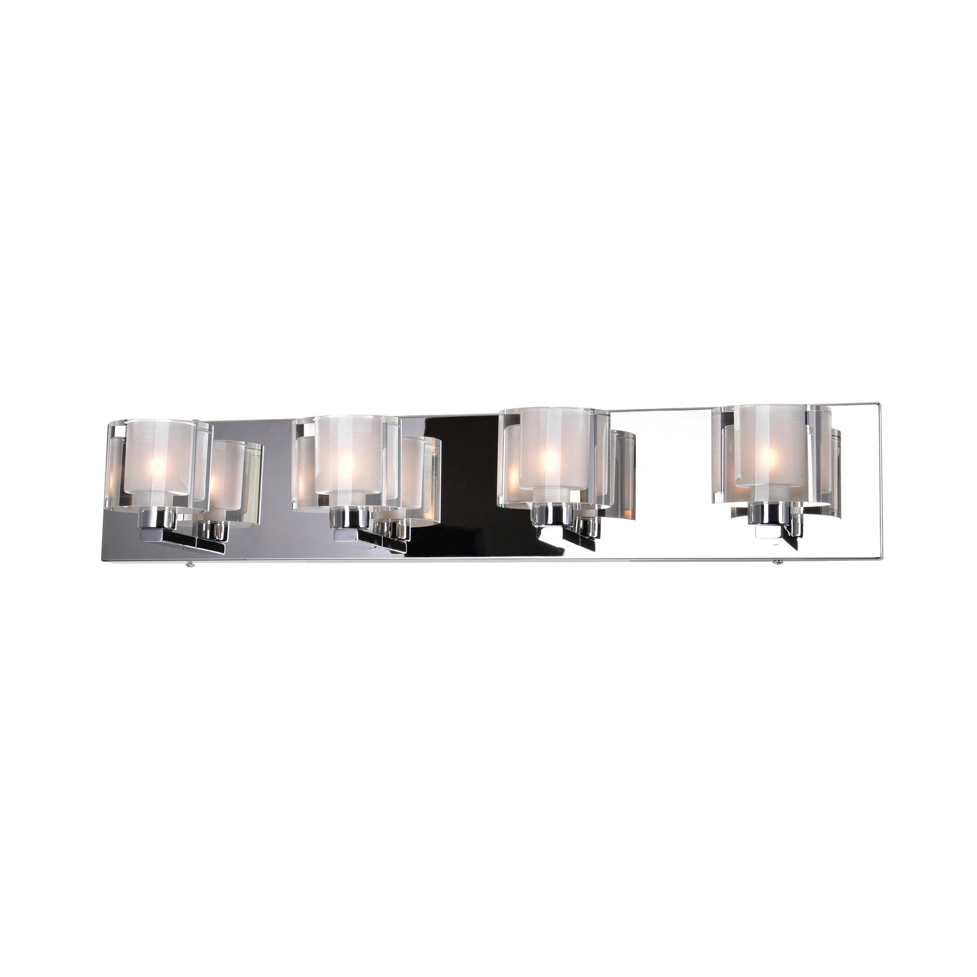 Tina 4 Light Chrome Vanity Light - CWI Lighting