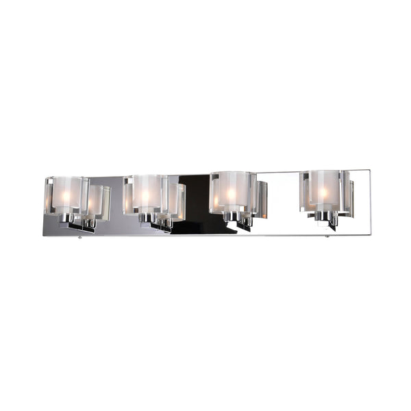 Tina 4 Light Chrome Vanity Light - CWI Lighting