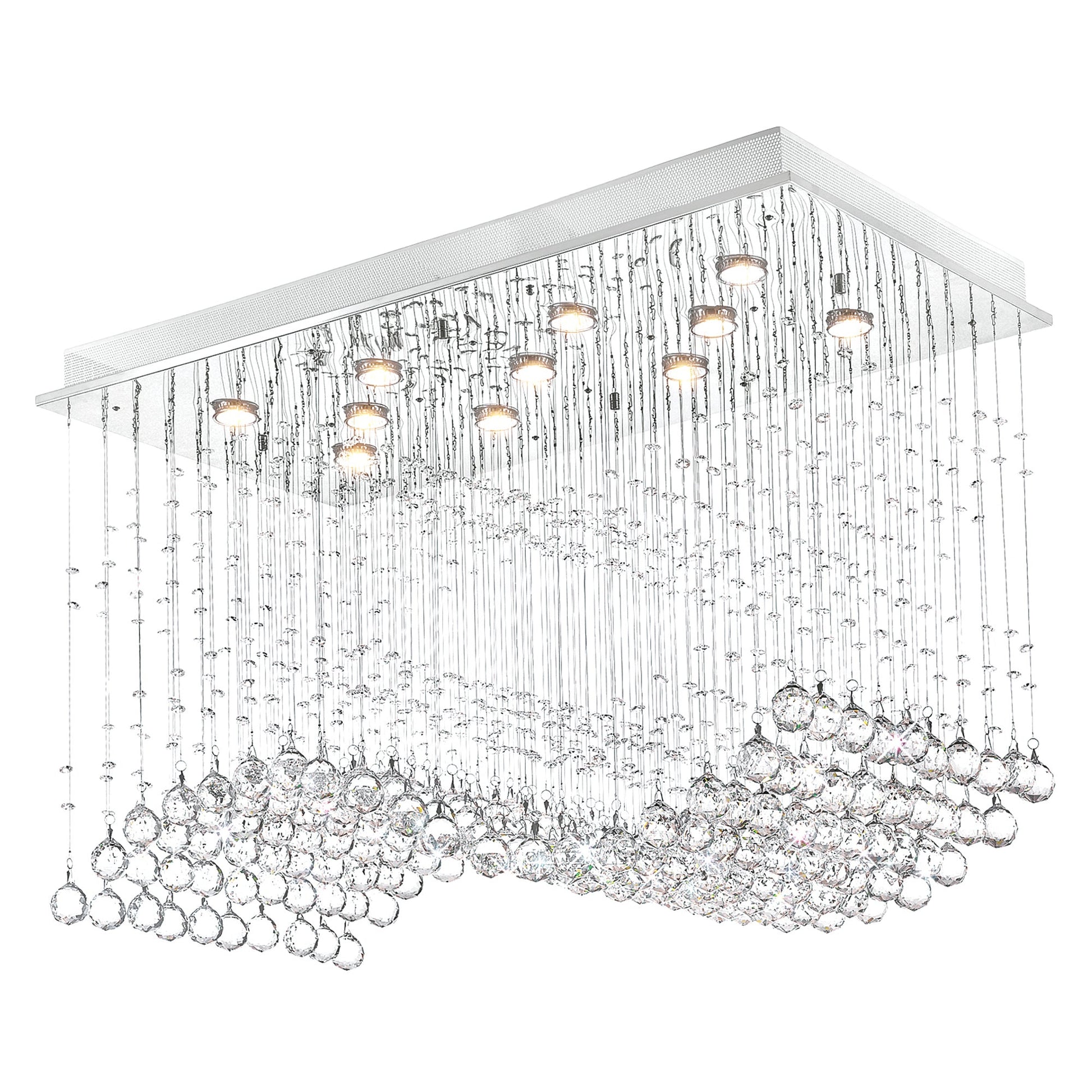Twinkle 11 Light Chandelier With Chrome Finish - CWI Lighting