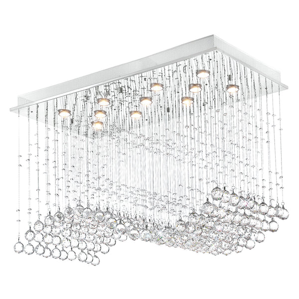 Twinkle 11 Light Chandelier With Chrome Finish - CWI Lighting