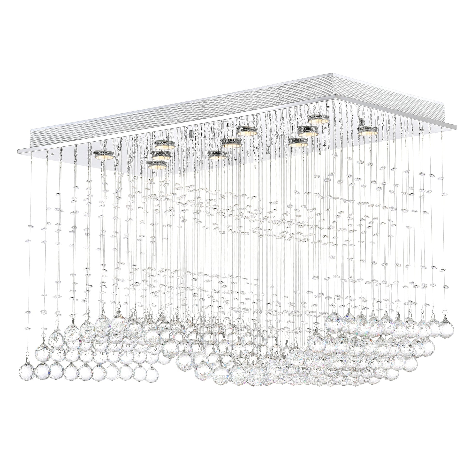 Twinkle 11 Light Chandelier With Chrome Finish - CWI Lighting