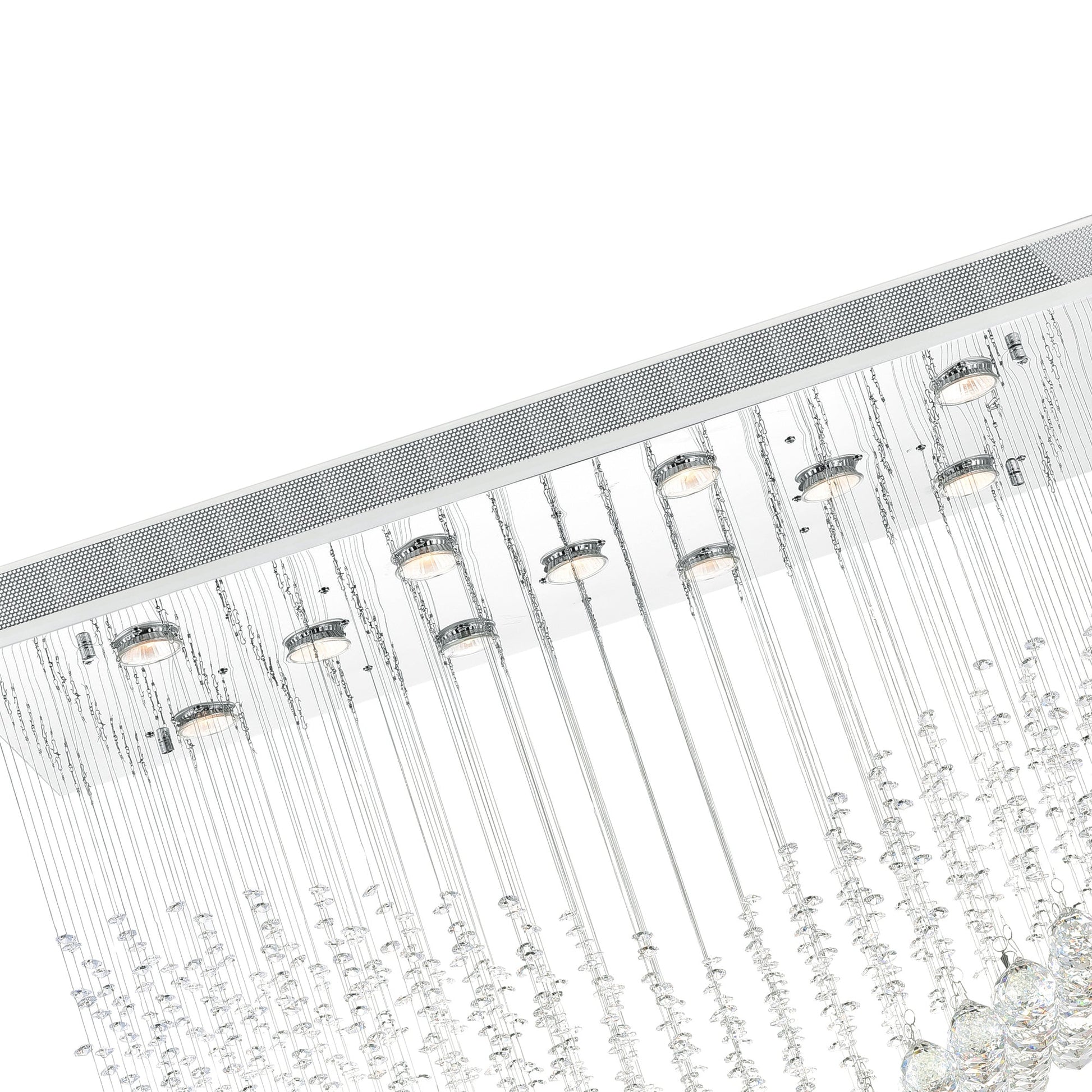 Twinkle 11 Light Chandelier With Chrome Finish - CWI Lighting