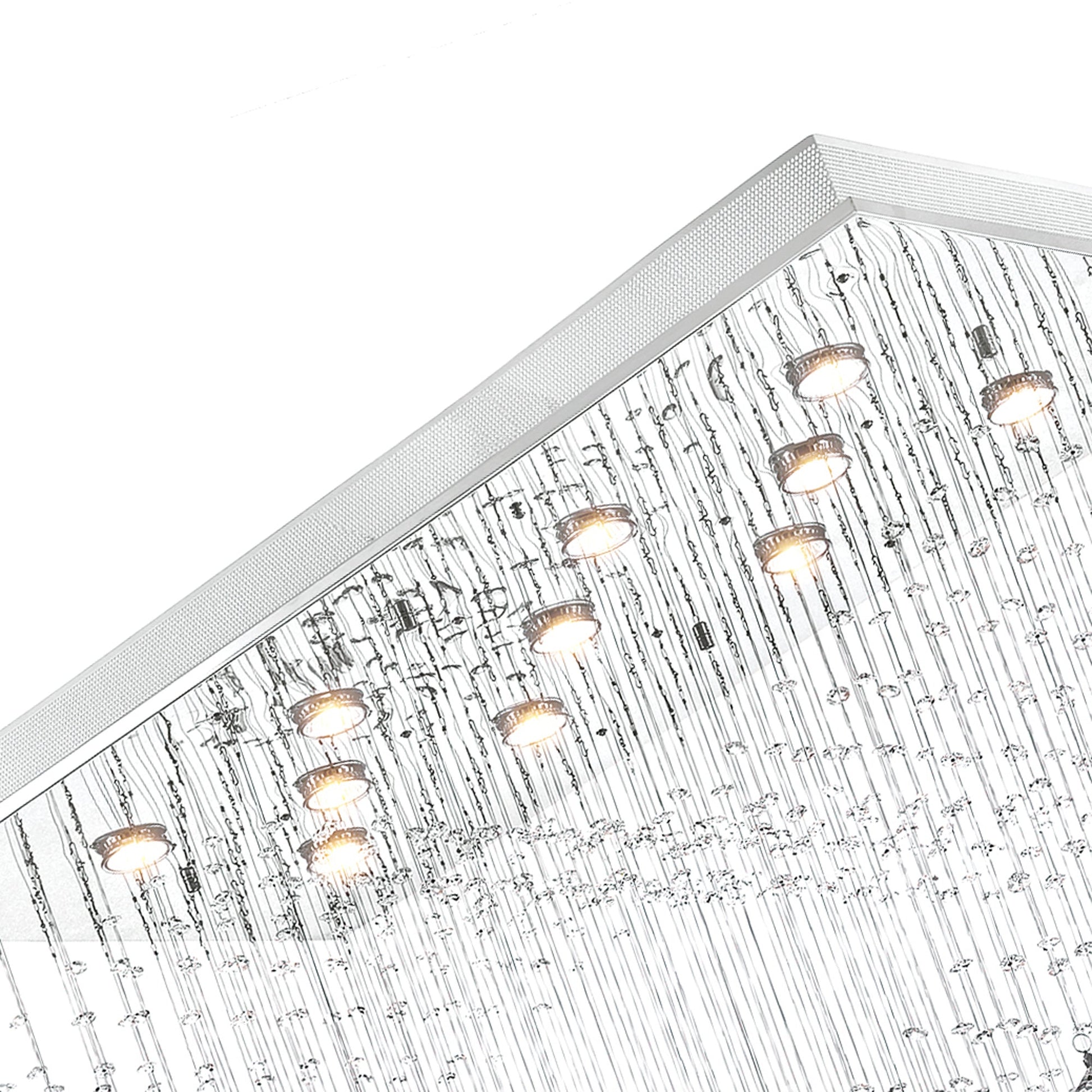 Twinkle 11 Light Chandelier With Chrome Finish - CWI Lighting