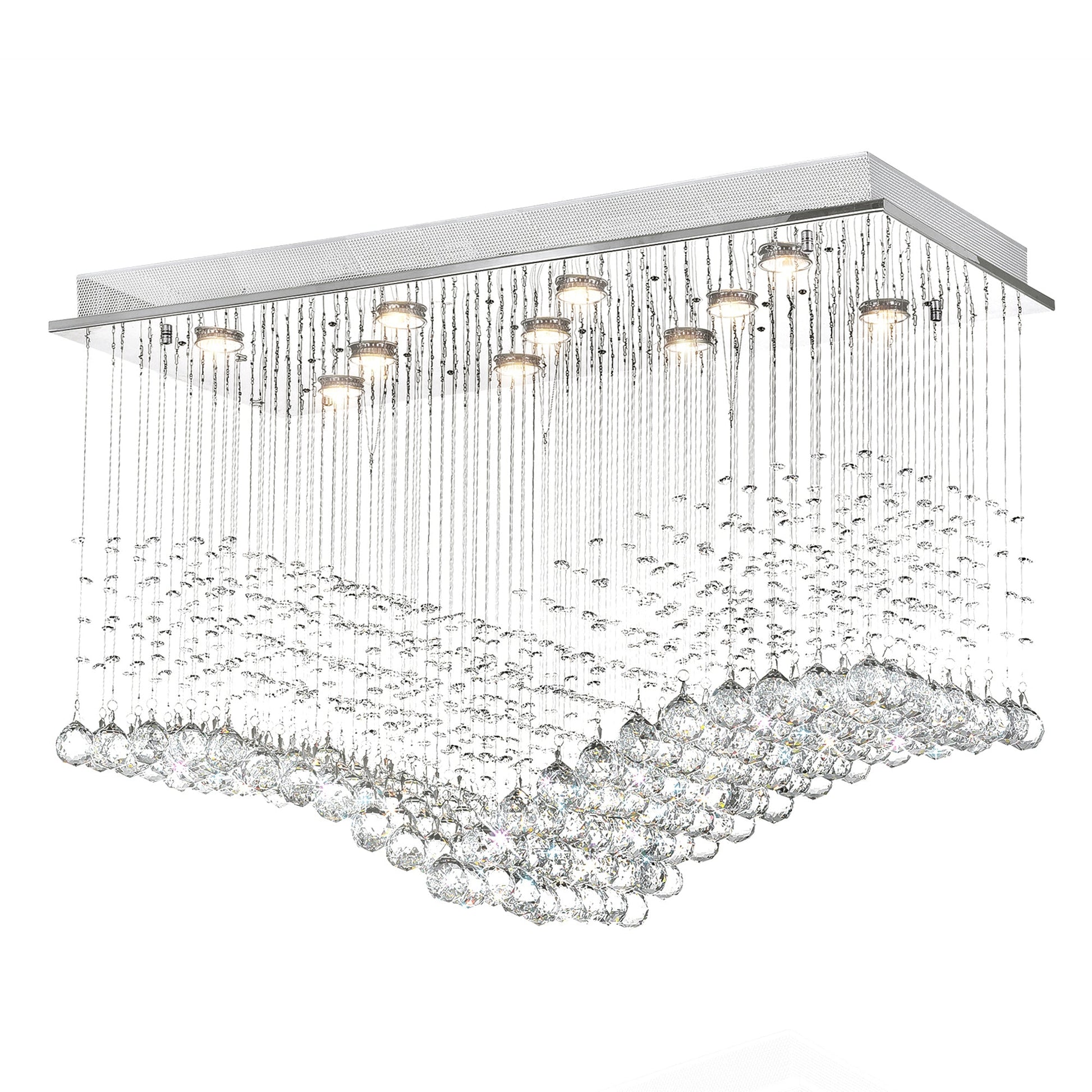 Twinkle 11 Light Chandelier With Chrome Finish - CWI Lighting
