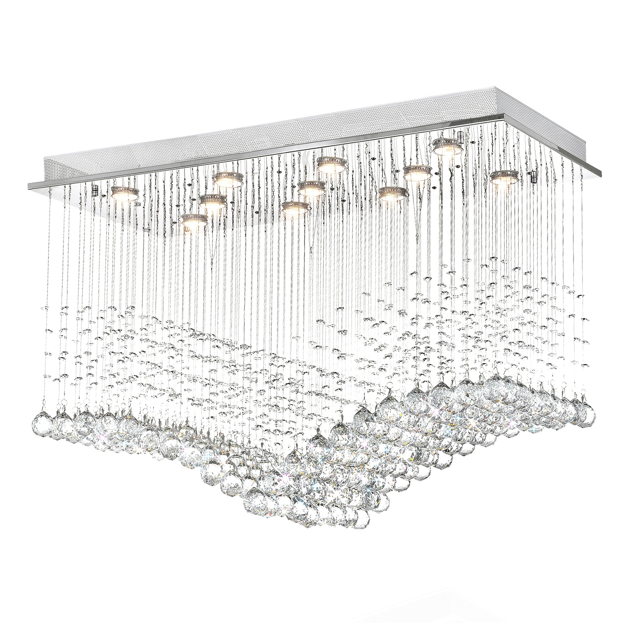 Twinkle 11 Light Chandelier With Chrome Finish - CWI Lighting