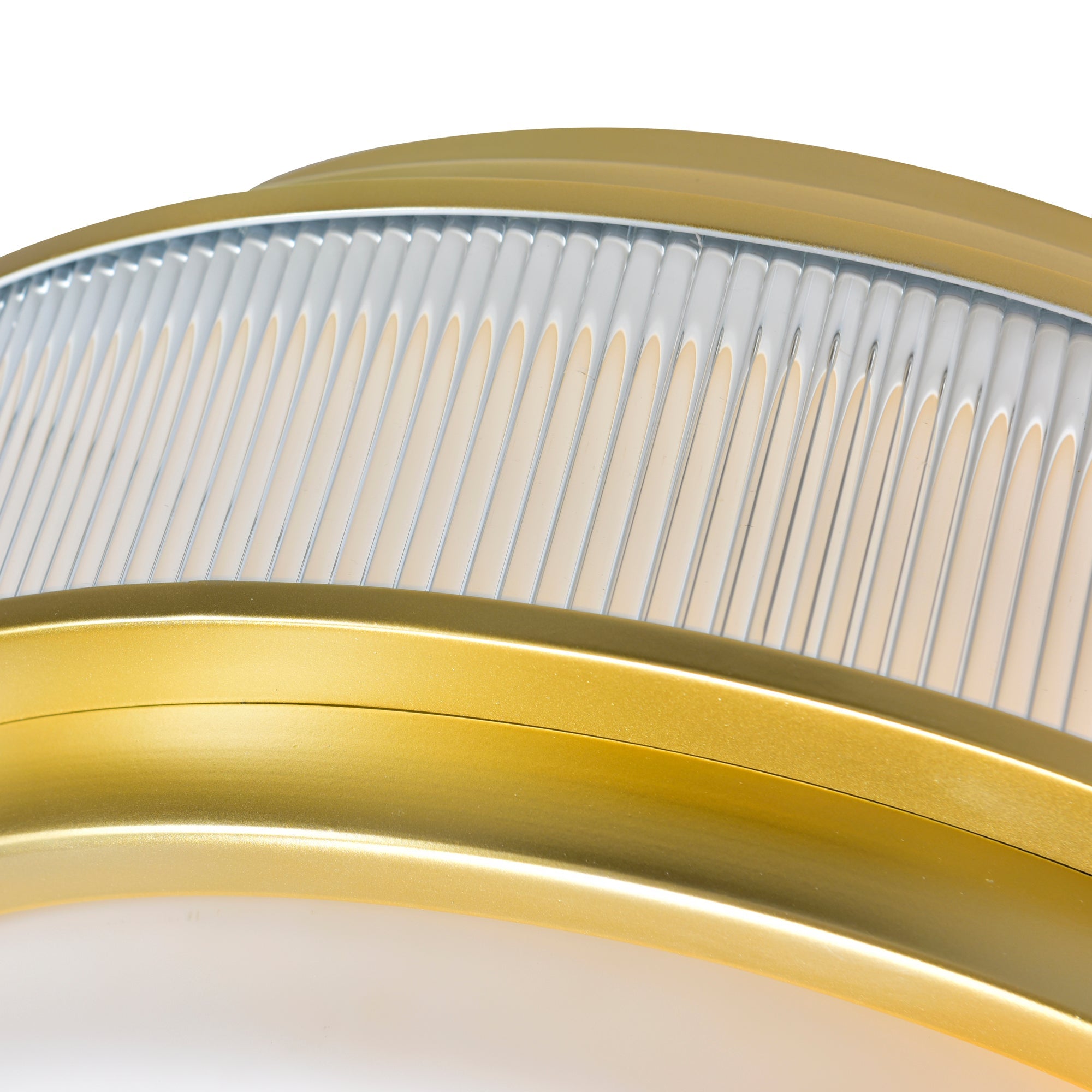 Valdivia 4 Light 18in Satin Gold Flush Mount - CWI Lighting