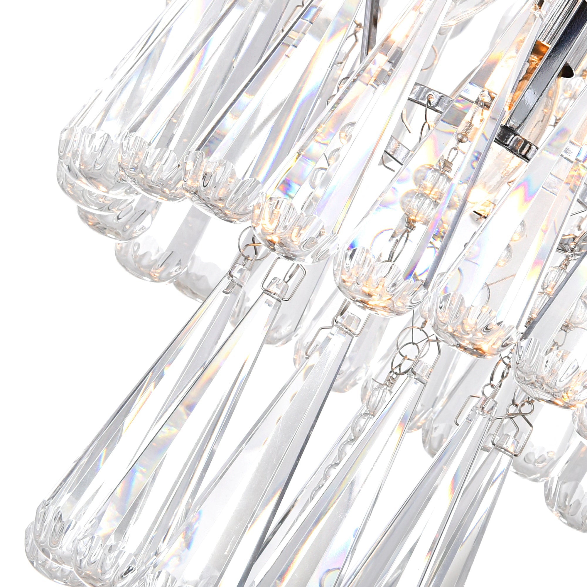 Vast 3 Light Chandelier With Chrome Finish - CWI Lighting