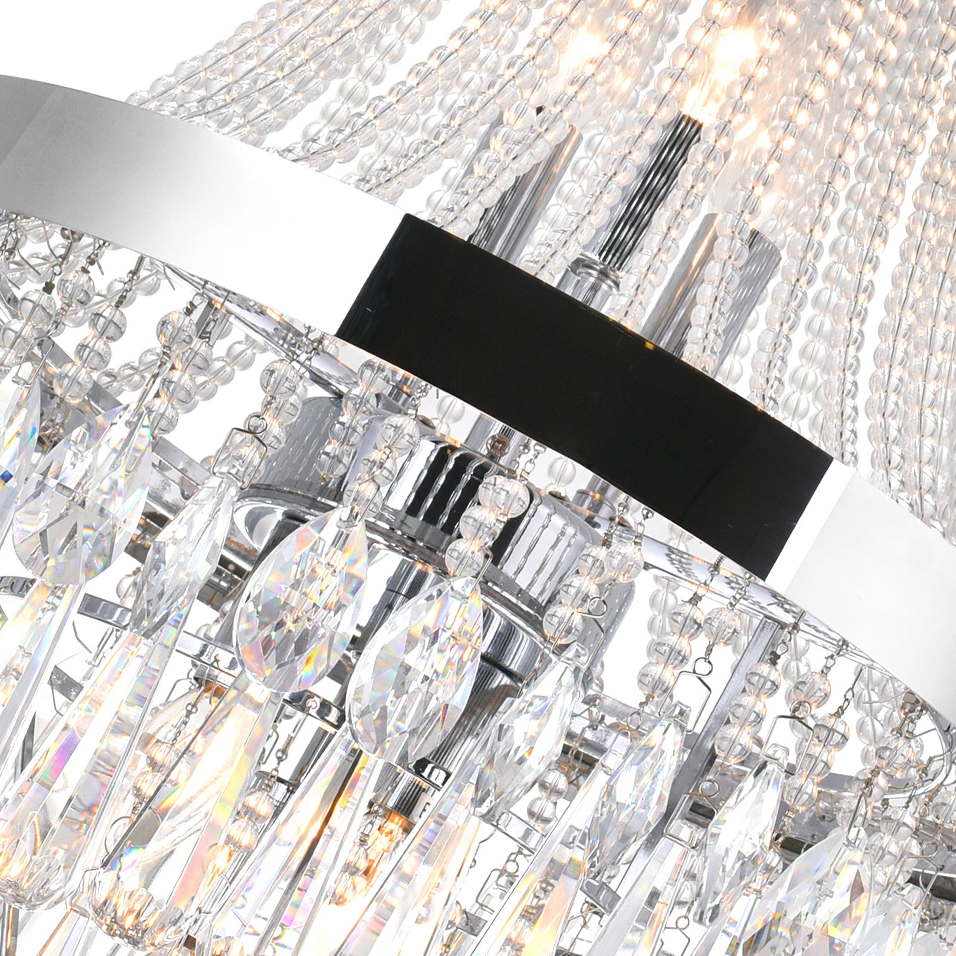 Vast 3 Light Chandelier With Chrome Finish - CWI Lighting