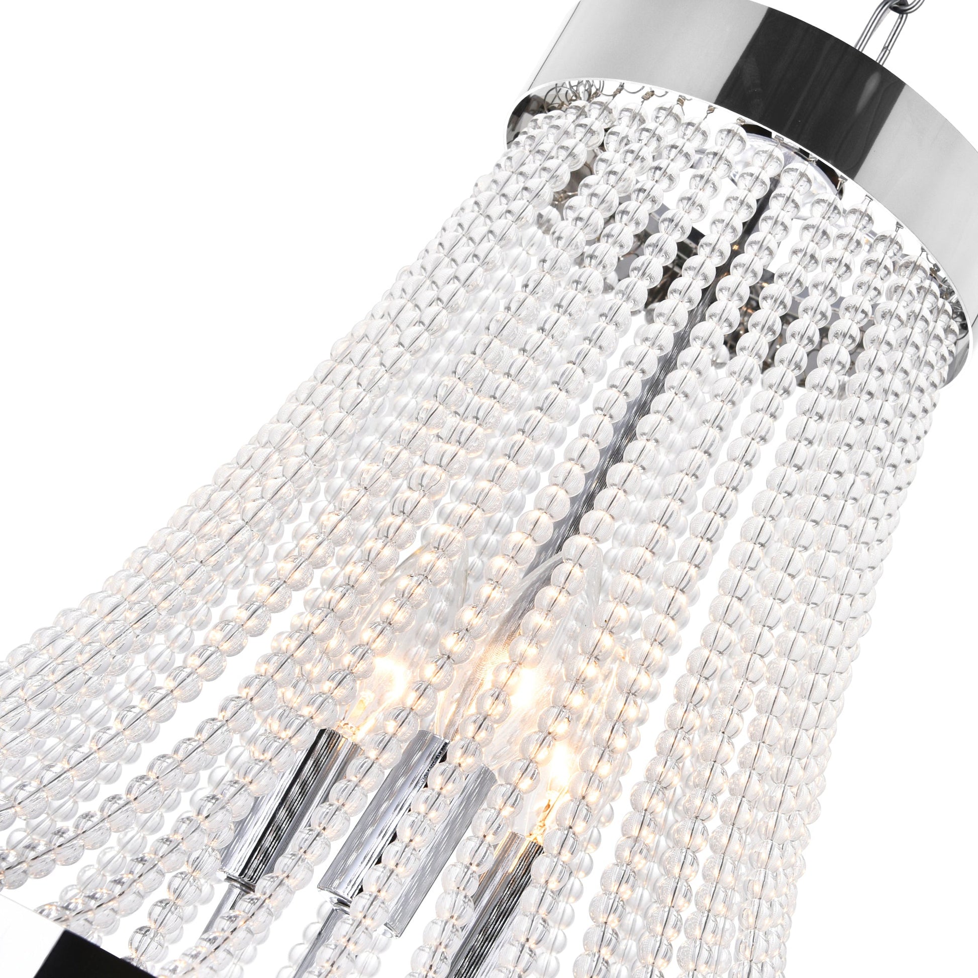 Vast 3 Light Chandelier With Chrome Finish - CWI Lighting