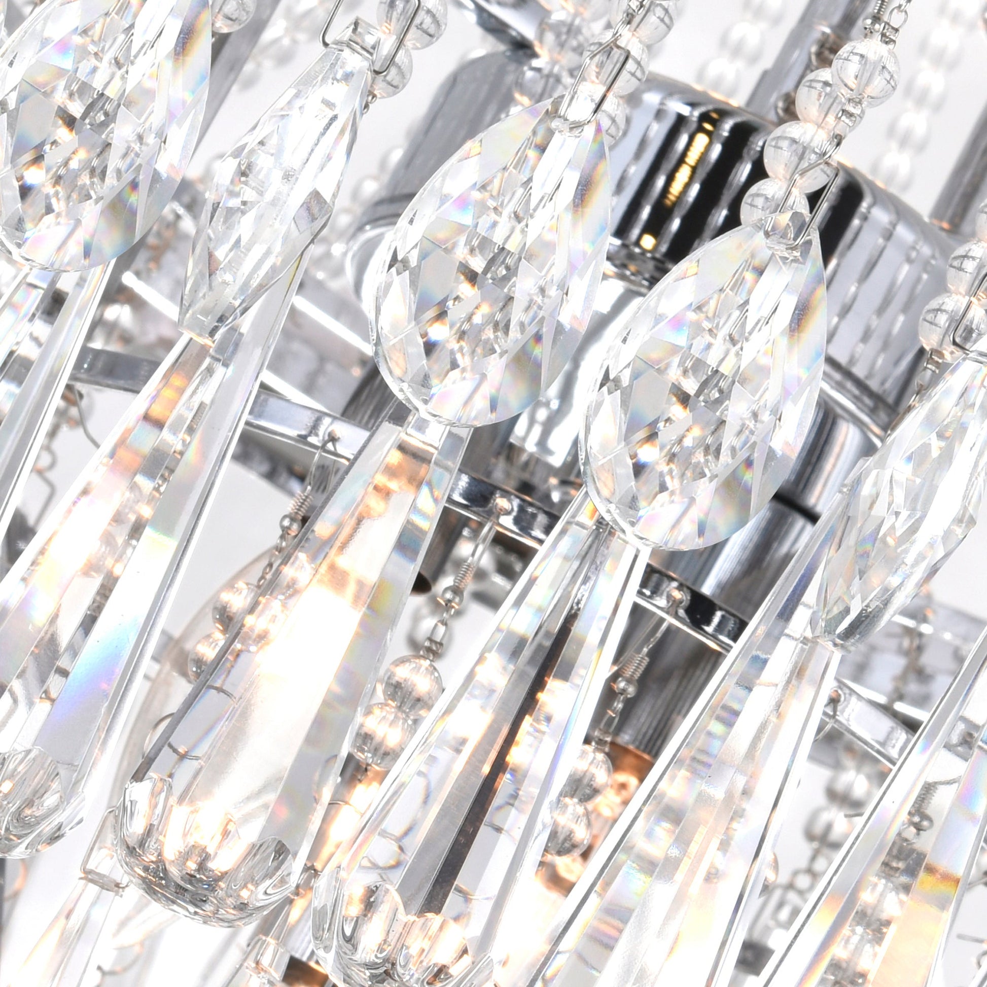 Vast 3 Light Chandelier With Chrome Finish - CWI Lighting