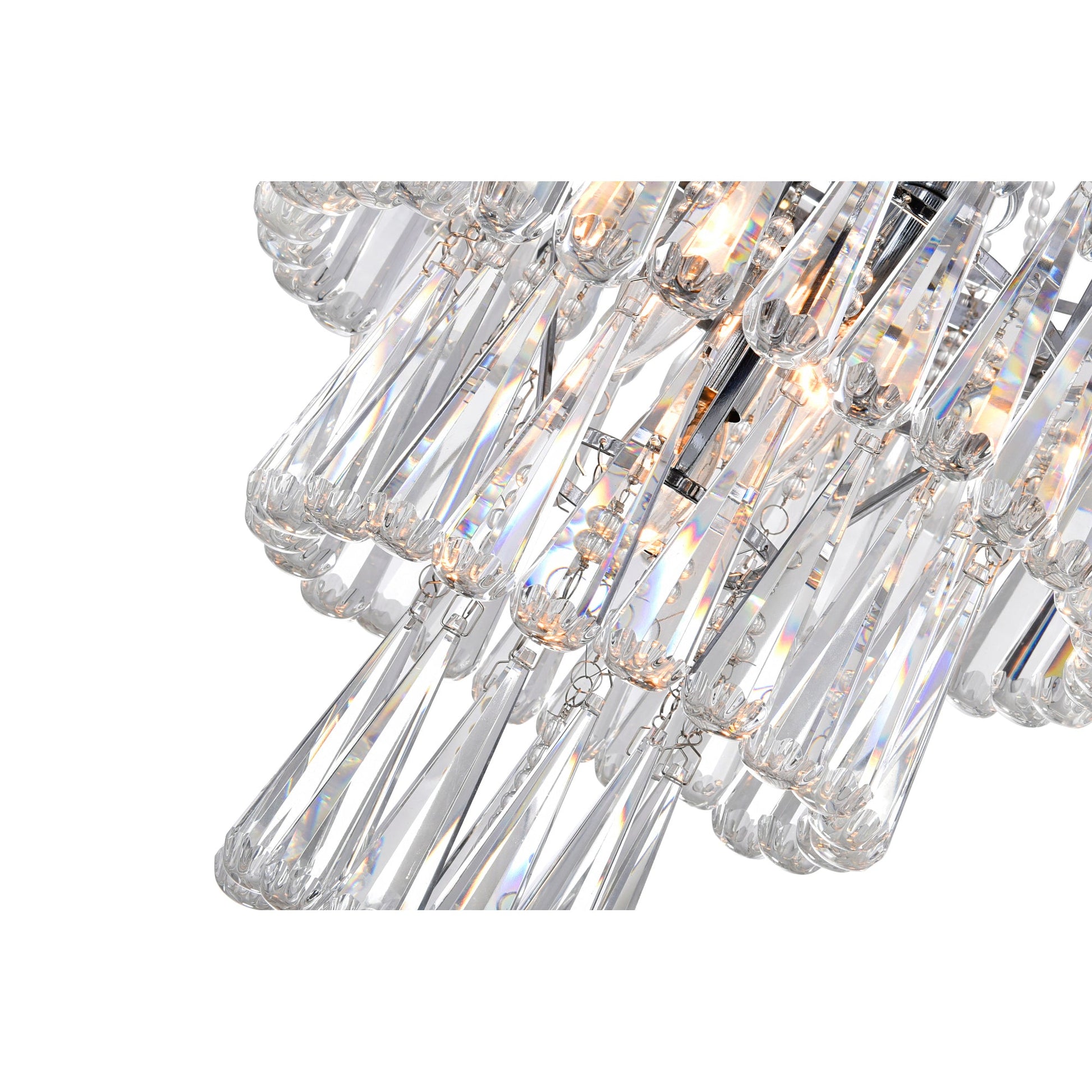 Vast 6 Light Chandelier With Chrome Finish - CWI Lighting