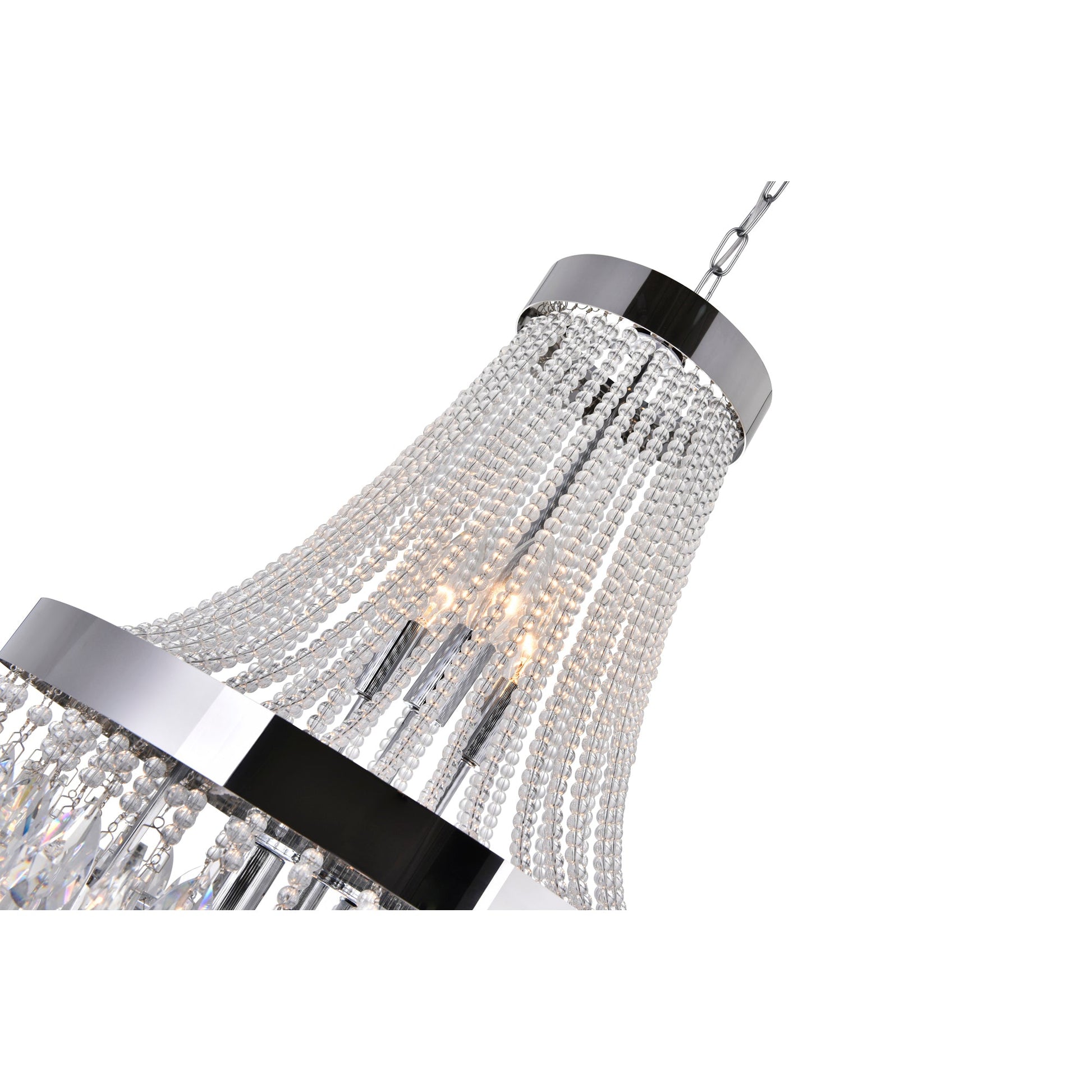 Vast 6 Light Chandelier With Chrome Finish - CWI Lighting