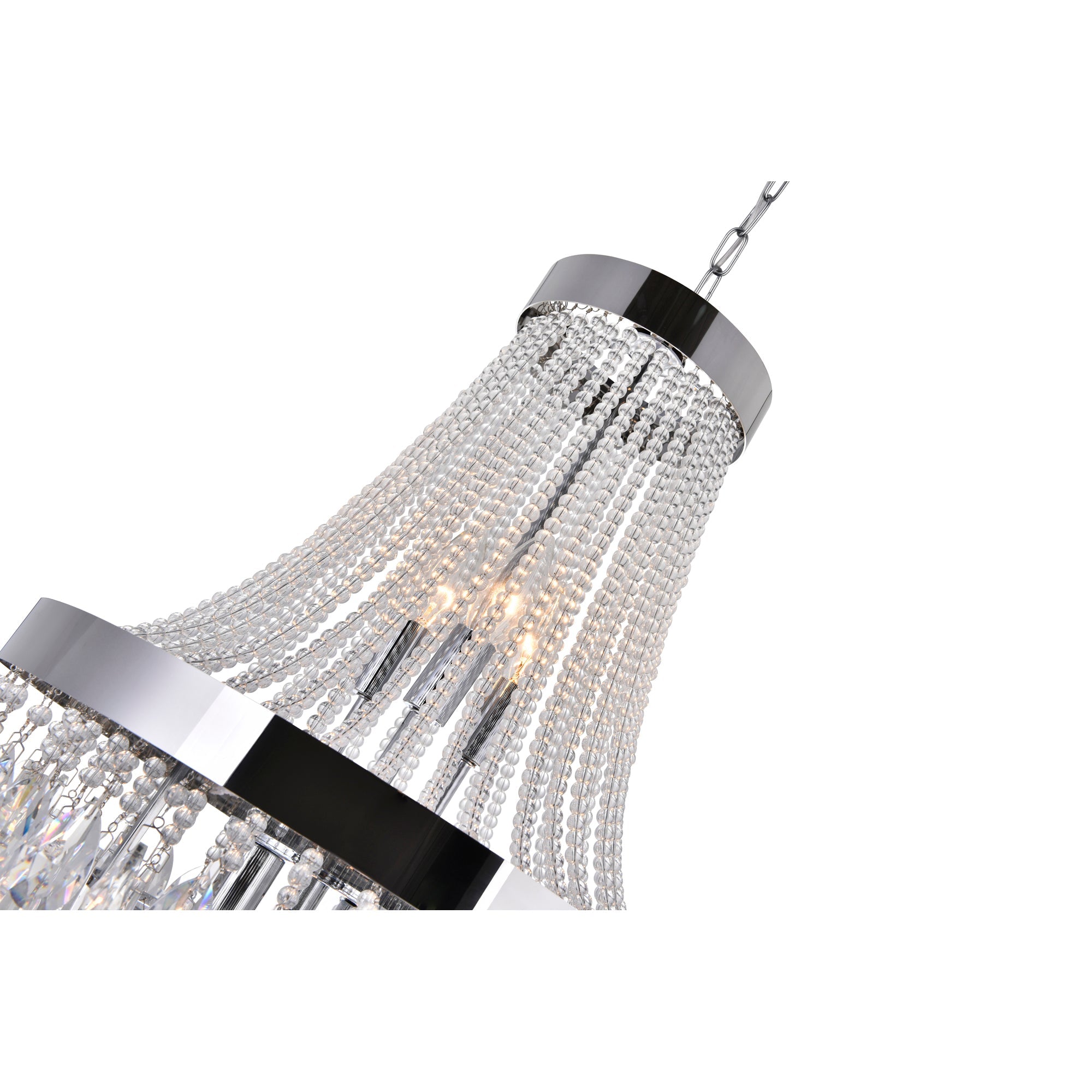 Vast 6 Light Chandelier With Chrome Finish - CWI Lighting