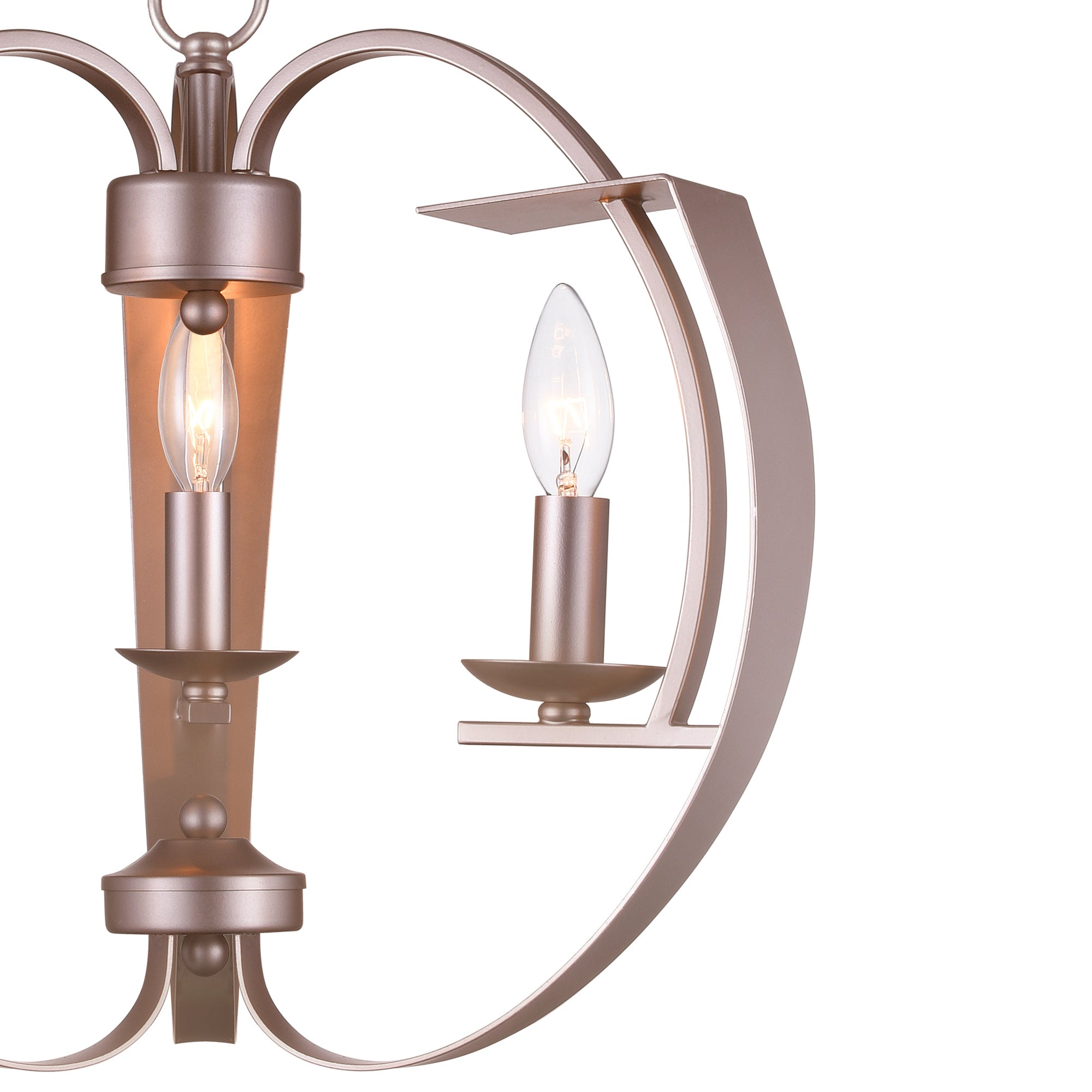 Verbena 3 Light Chandelier With Pewter Finish - CWI Lighting