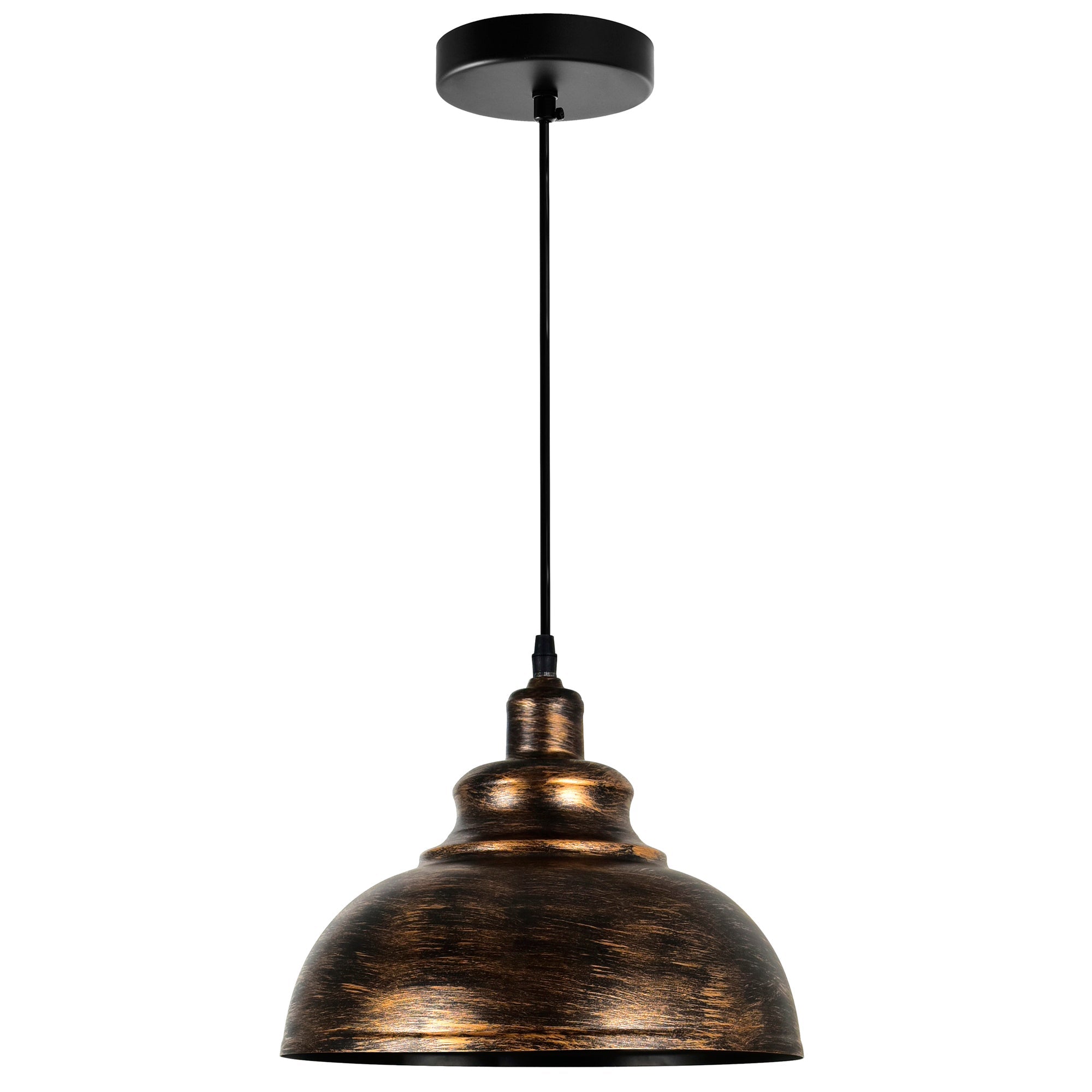 Vogel 1 Light Antique Copper Mini Pendant - CWI Lighting