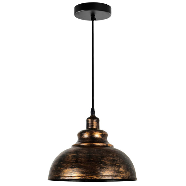 Vogel 1 Light Antique Copper Mini Pendant - CWI Lighting