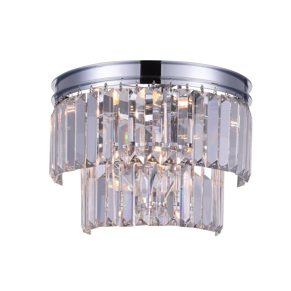Weiss 4 Light Wall Sconce With Chrome Finish - CWI Lighting