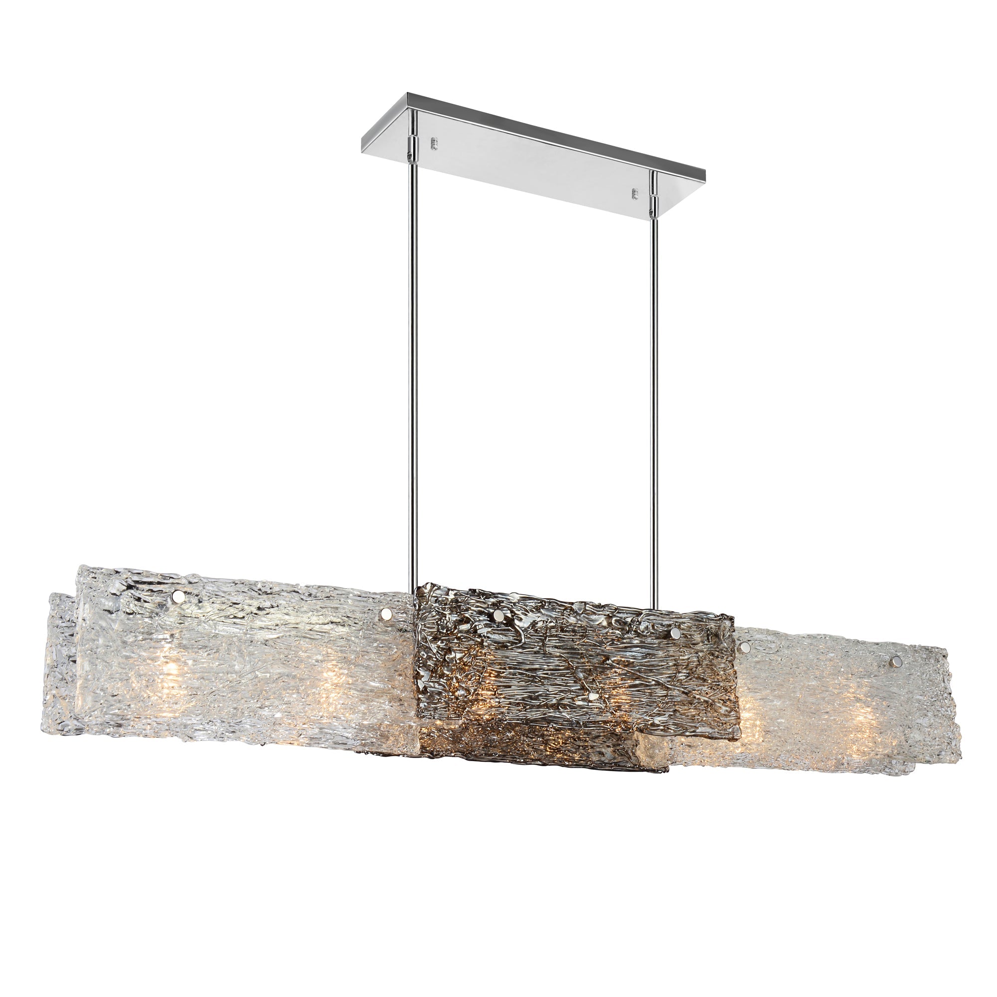 Wilma 6 Light Chrome Down Chandelier - CWI Lighting