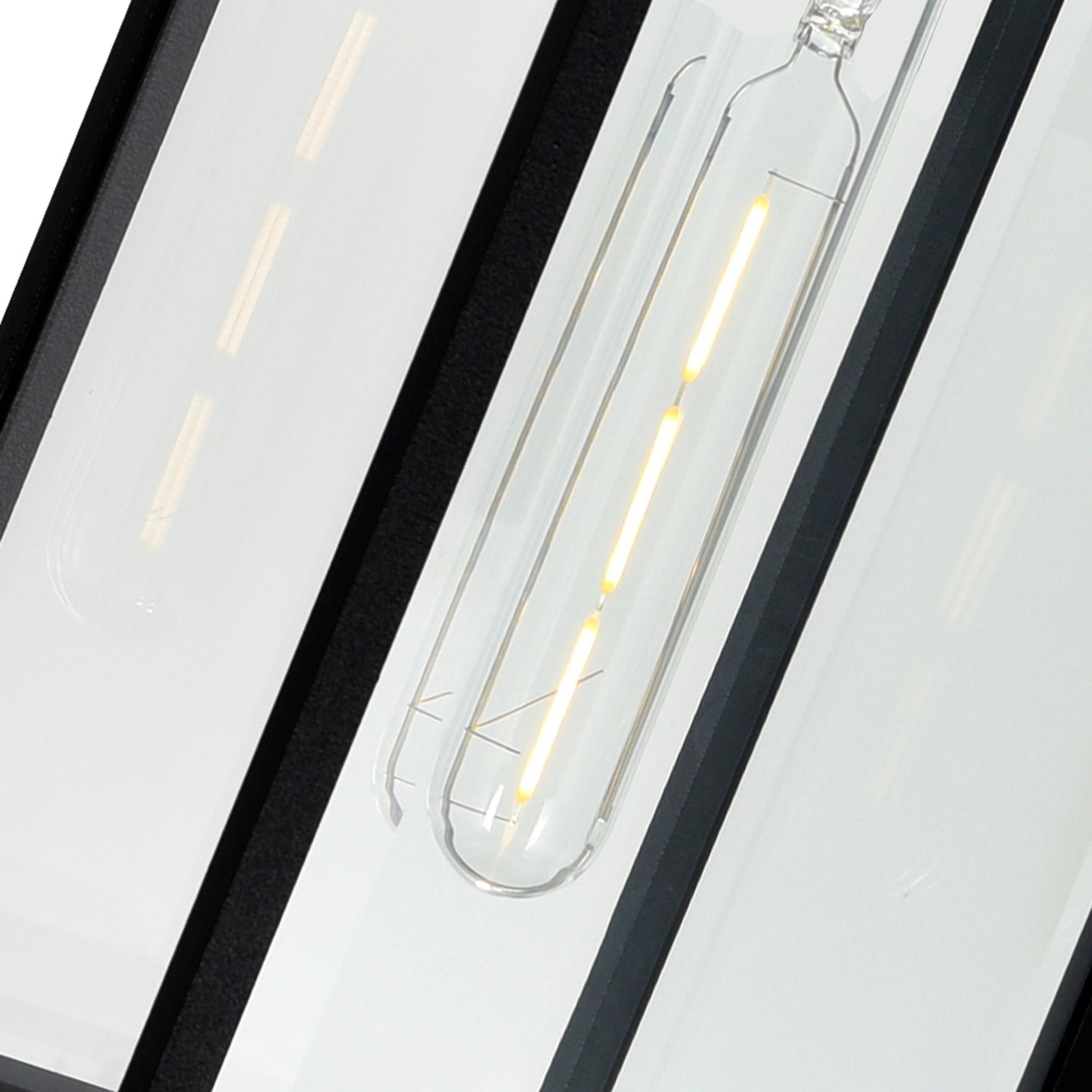 Windsor 1 Light Black Outdoor Wall Light - CWI Lighting