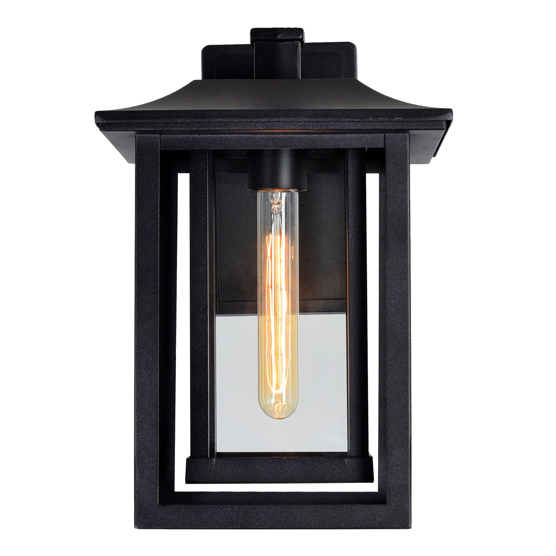 Winfield 1 Light Black Outdoor Wall Light - CWI Lighting