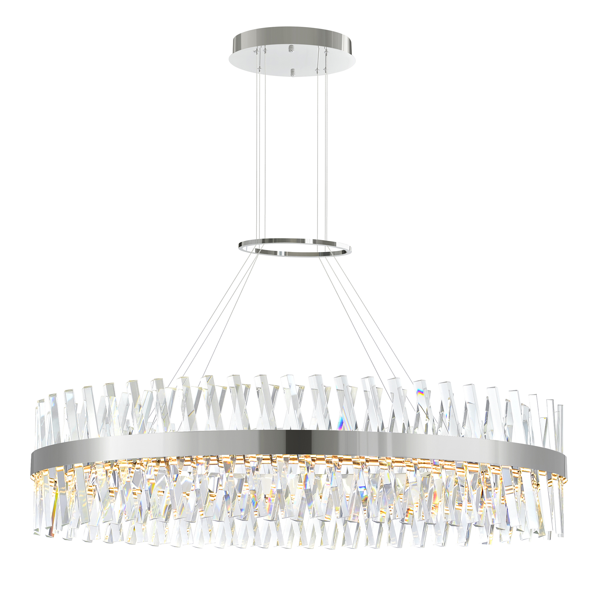 Glace LED Chandelier With Chrome Finish – CWI LIGHTING Glace LED Chandelier With Chrome Finish – CWI LIGHTING