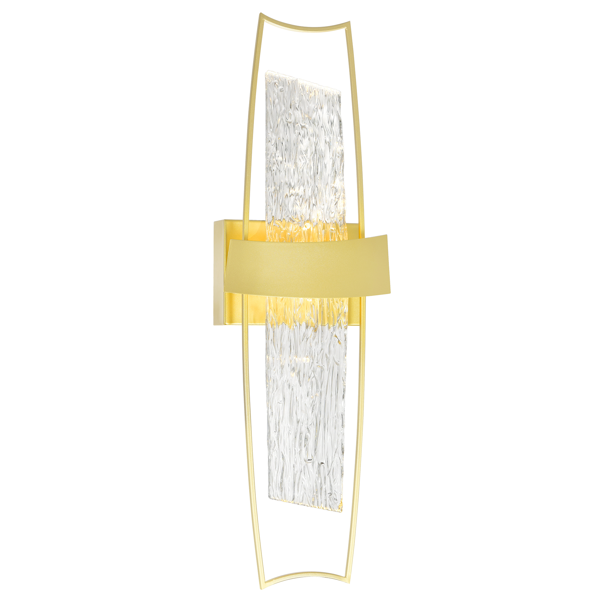 Guadiana Integrated LED Satin Gold Wall Light