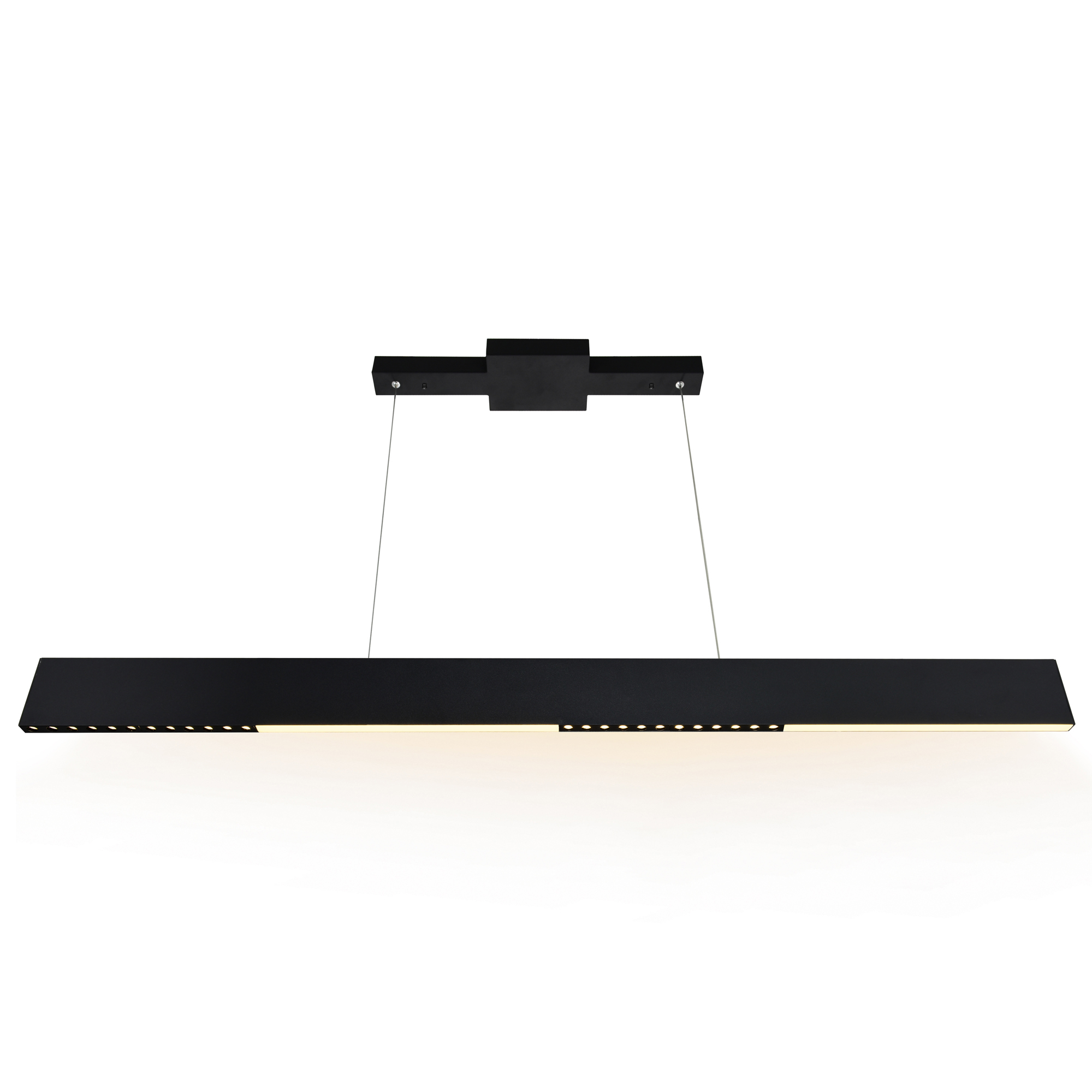 Bellagio 42 in LED Integrated Black Chandelier